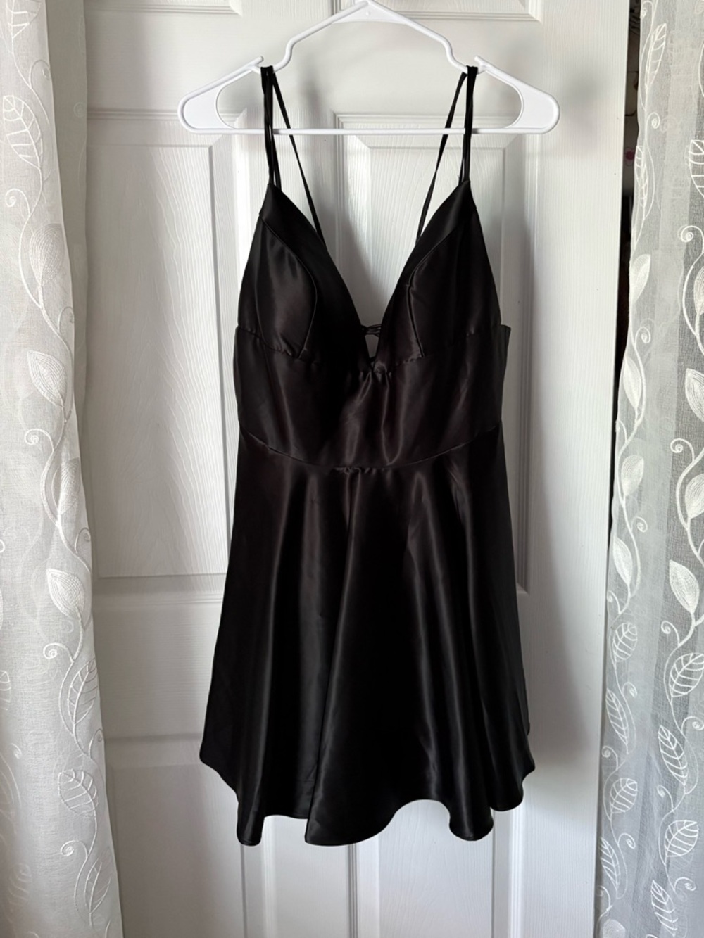 Prima formal prom cocktail party dress
 Satin Straps back lace up plus size 2XL